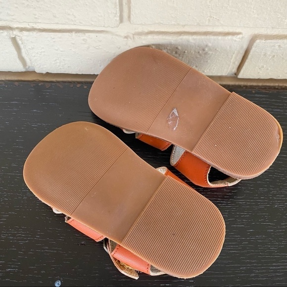 Otter Momo Girls PR60 Sandals Brown Size Toddler 10 Hook Loop Closure MINT - Picture 7 of 7